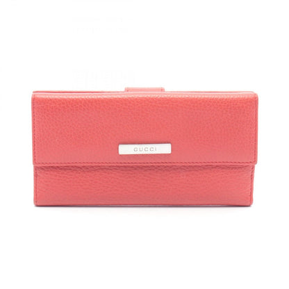Gucci Hook Wallet Coral Orange Leather