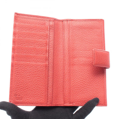 Gucci Hook Wallet Coral Orange Leather — view 3