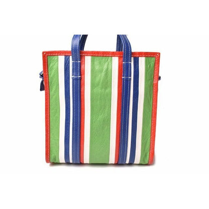 Balenciaga Shoulder Bag Bazar Shopper S Green Multi — view 6