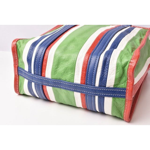 Balenciaga Shoulder Bag Bazar Shopper S Green Multi — view 7