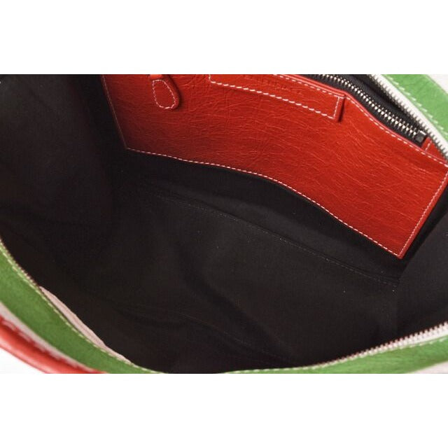 Balenciaga Shoulder Bag Bazar Shopper S Green Multi — view 9