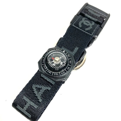 Chanel Bracelet Direction Magnet Canvas Black