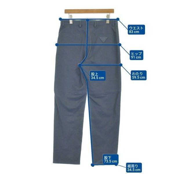 Prada Pants Blue — view 8