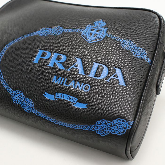 Prada Saffiano Leather Pr93030 Shoulder Bag Shoulder Bag Men's