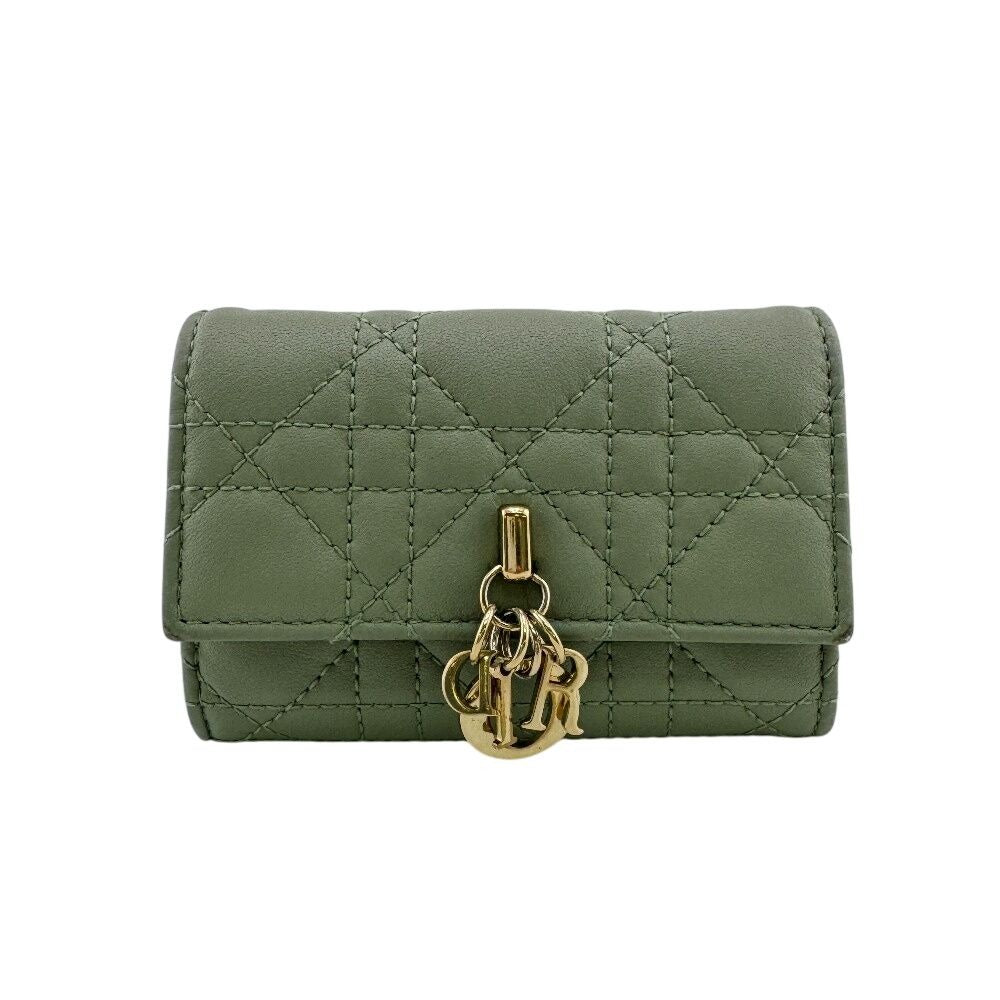 Dior Gricine Wallet Bifold Green
