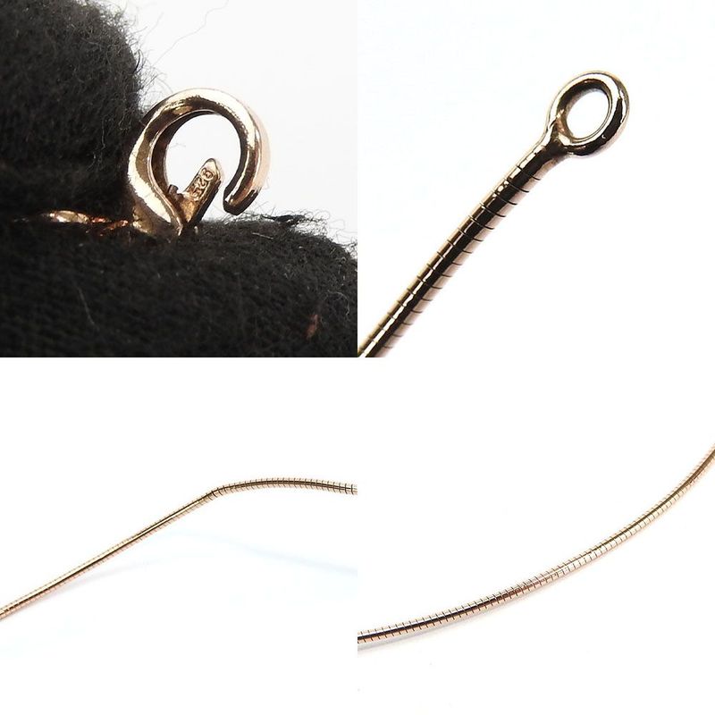 Hermes Necklace Pop Ash Pop H Silver 925 Pink Gold Plated Navy Pendant Accessori