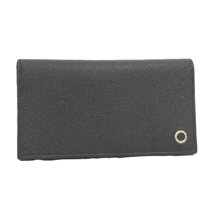 Bvlgari Man Bifold Long Wallet Leather Black