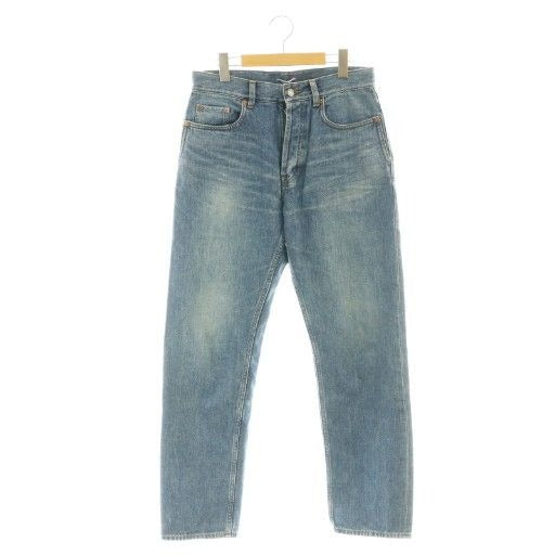 Saint Laurent Paris Wide Denim Pants Jeans Button Fly 28 Blue CX OS