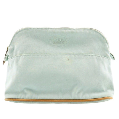 Hermes Bolide Pouch 25 Baby Line Cotton Light Blue Women's Pouch