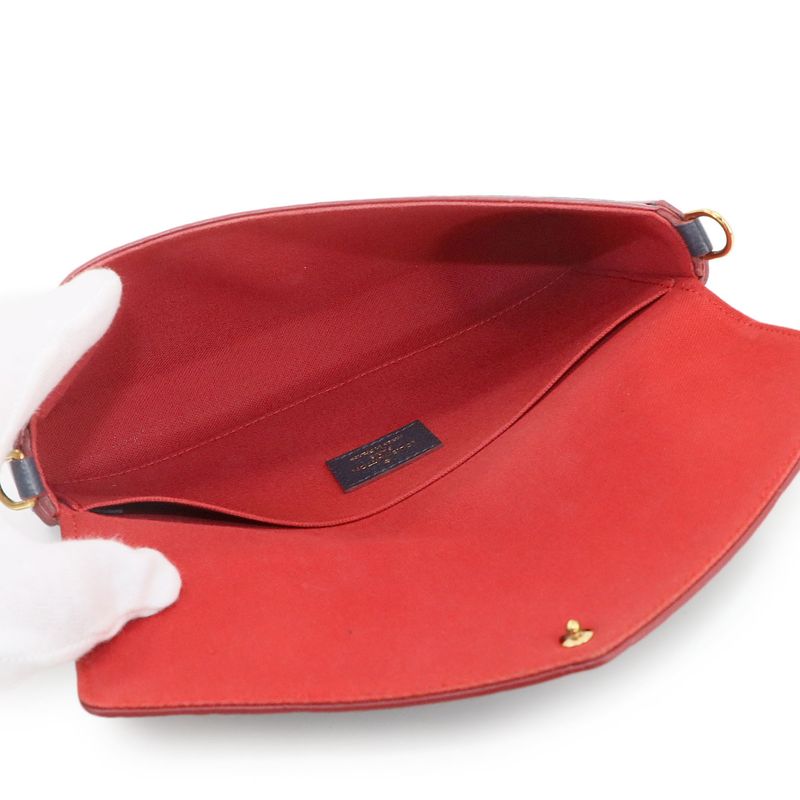 Louis Vuitton Monogram Empreinte Pochette Felicie Chain Wallet Leather Marline