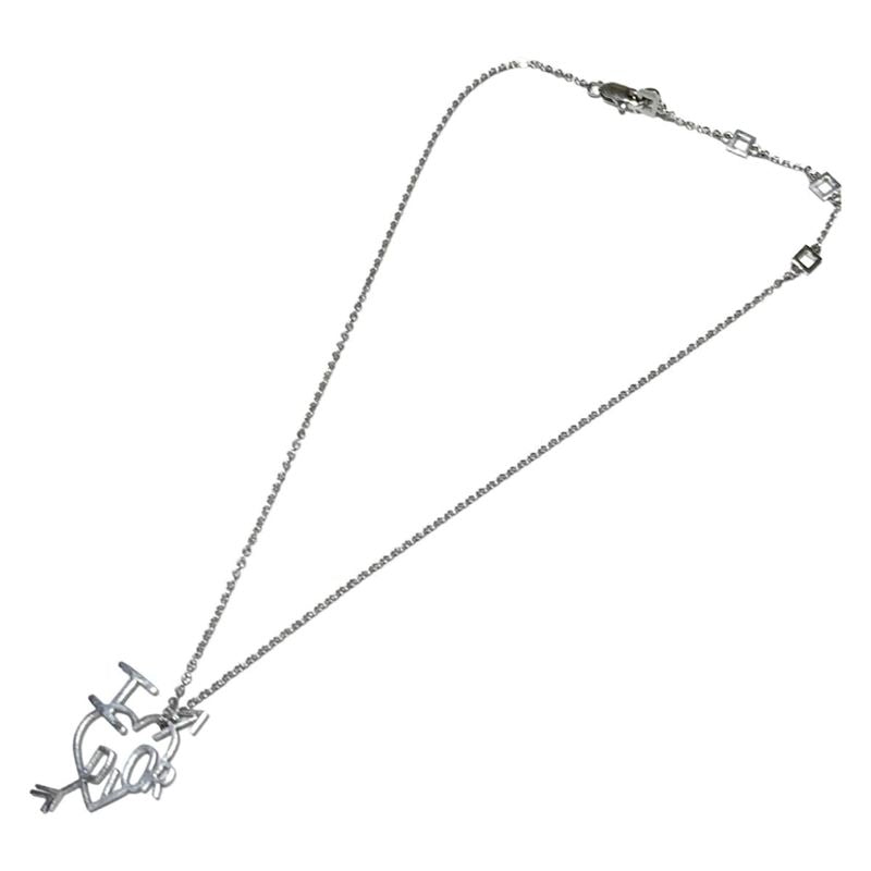 Dior/christian Dior Necklace - Silver Heart
