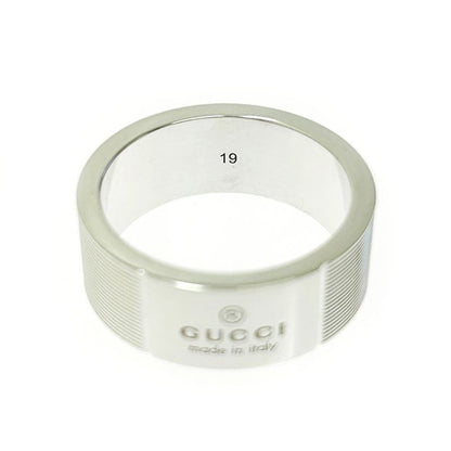 Gucci Silver Logo Ring 9.8g 925 Engraved 388658 Ring with Box