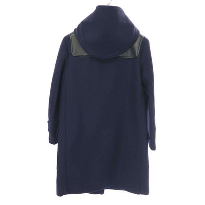 Celine by Phoebe Philo 12aw Leather Shoulder Melton Duffle Coat 6999 028-99016