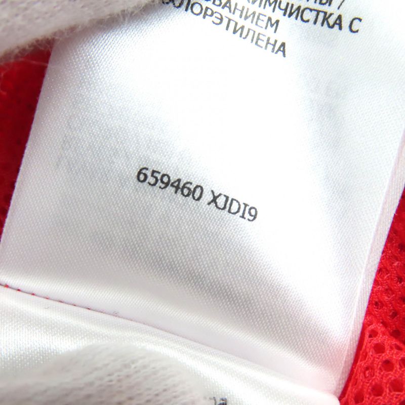 Gucci 21AW 659460 Logo Patch Webline Track Pants Red S Genuine