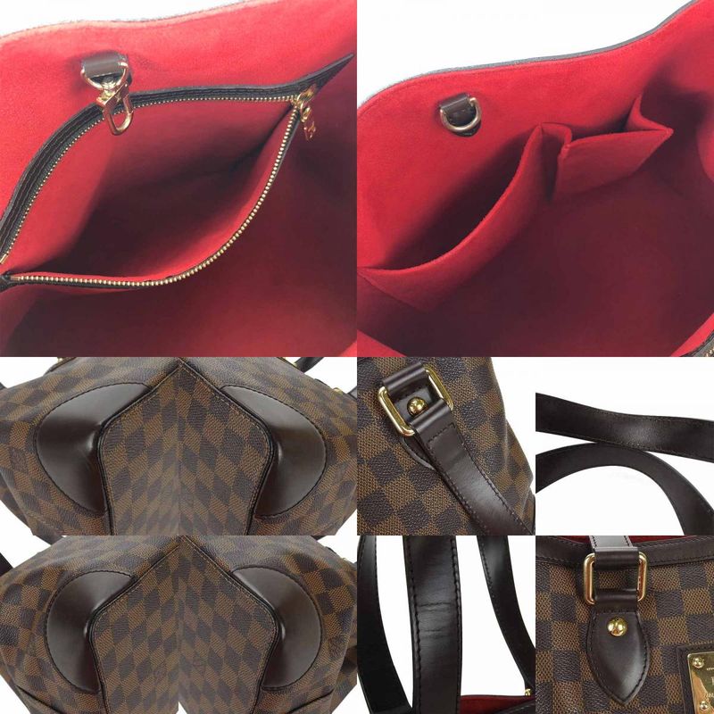 Louis Vuitton Tote Bag Hampstead PM N51205 Damier Canvas Brown - Shoulder Women