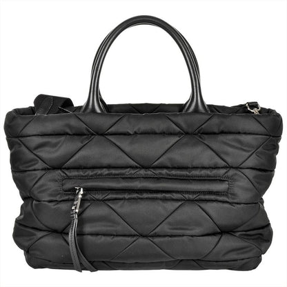 Prada Re Nylon Padded 2way Tote Bag Nylon Nappaleather 1bg436 Black Quilted