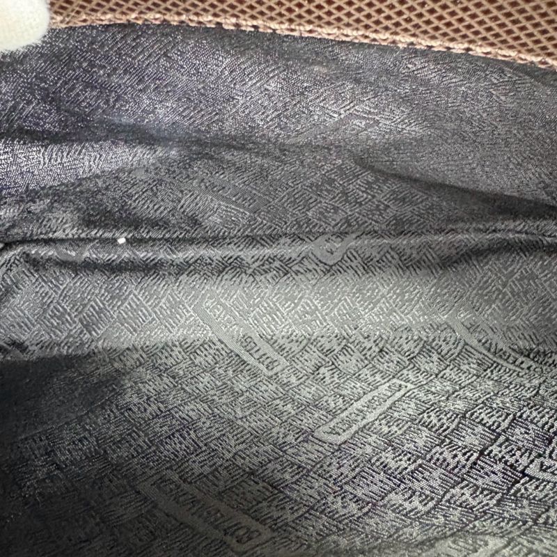 Bottega Veneta Marco Polo 2WAY Top Handle Bag Shoulder Bag Dark Brown Pvcleather