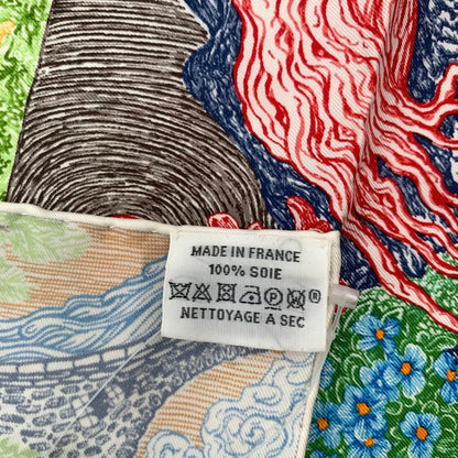 Grade Rare Hermes Carre 90 Carre Geant Elefseria 100% Silk Scarf With Box