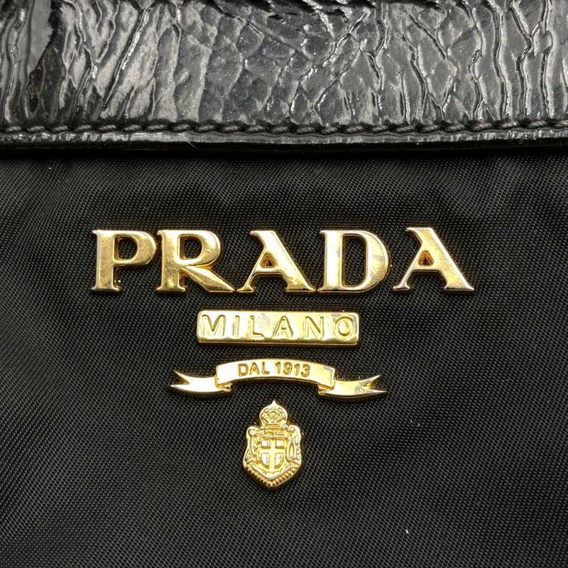 Prada Tote Bag Nylon Black