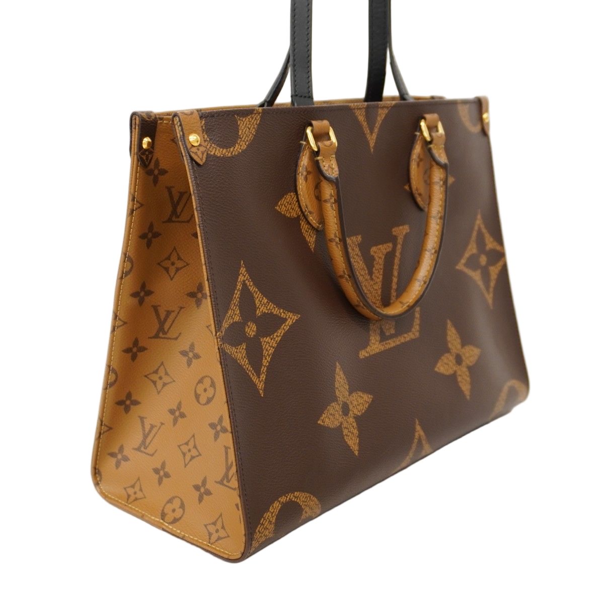 Louis Vuitton Tote Monogram Giant Reverse On The Go Brown 2-Way — view 2