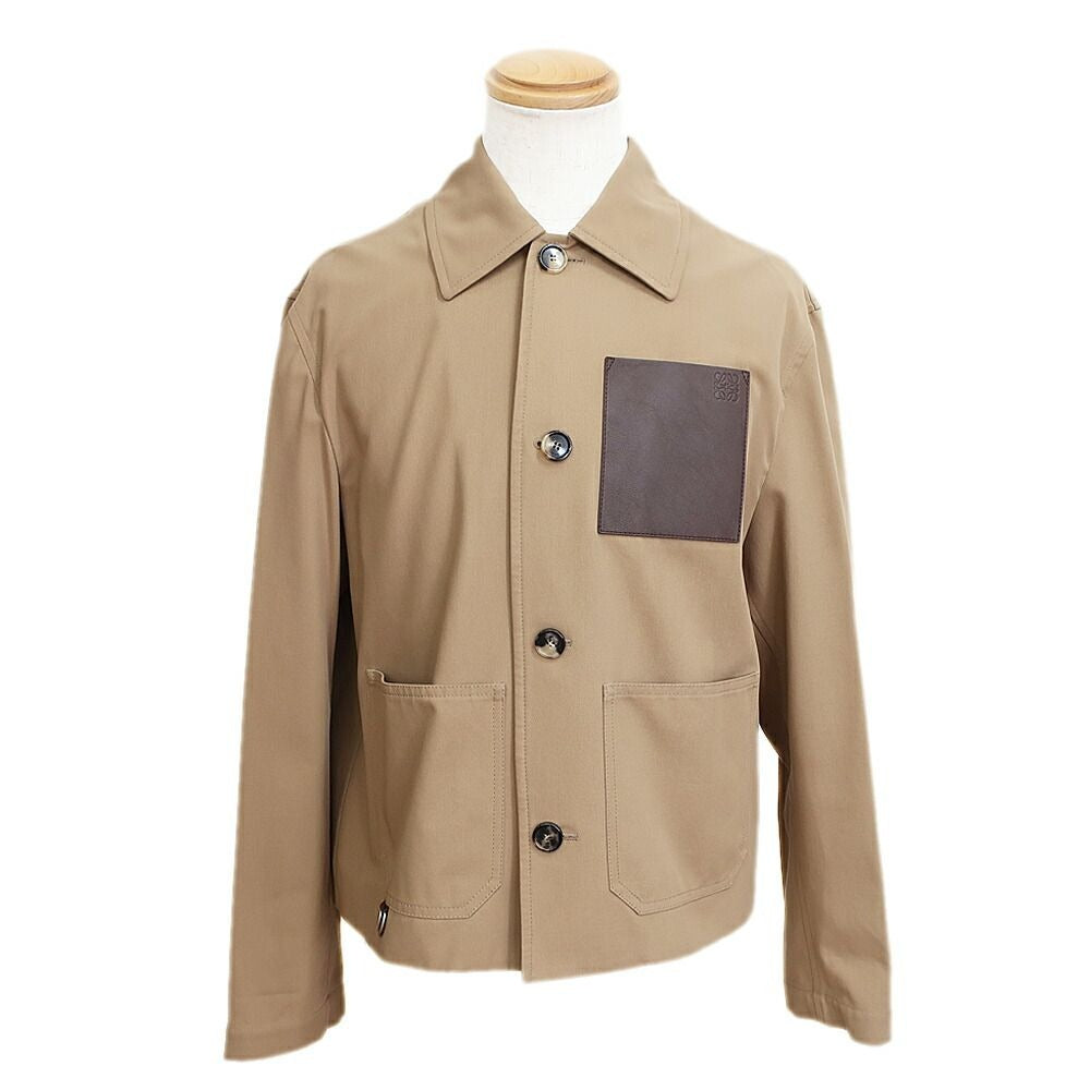 Loewe Jacket 42 Brown Beige Cotton Dring Top