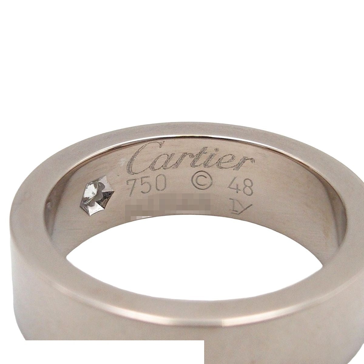 Cartier Love White Gold 18K Diamond Christmas Limited Issue 48 Ring — view 4