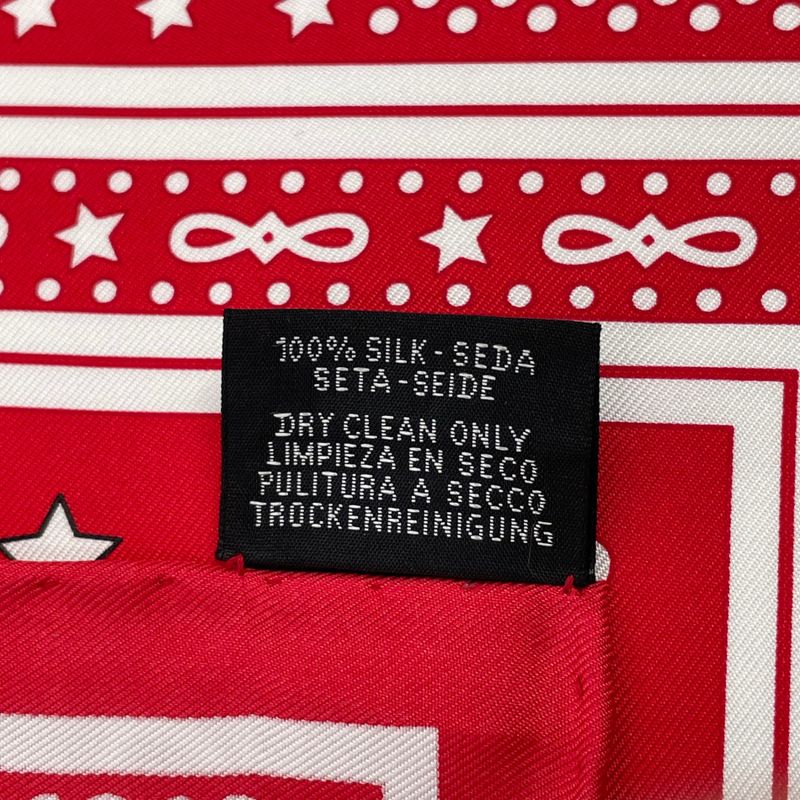 Hermes Brandebourgs Brandenburg Decor Scarf Silk Red