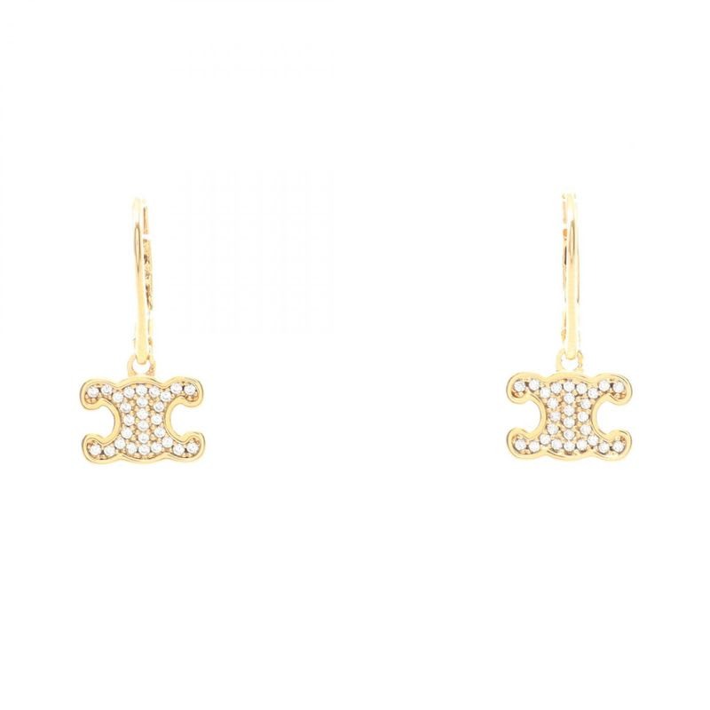Celine Earrings Triomphe 460 Gc6 Bzi35 or Gold GP