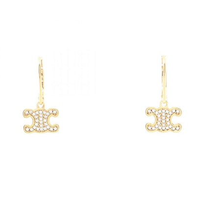 Celine Earrings Triomphe 460 Gc6 Bzi35 or Gold GP