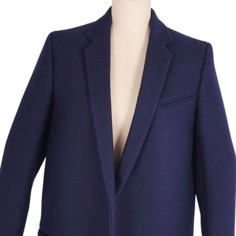 Celine Phoebe Period Long Coat Crombie Coat Chi