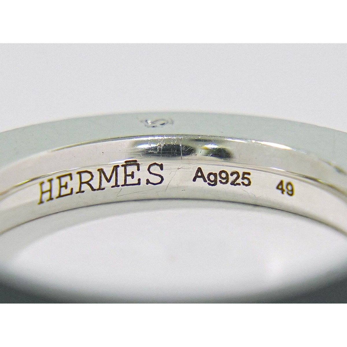 Hermes Series Ring 49 Silver — view 9