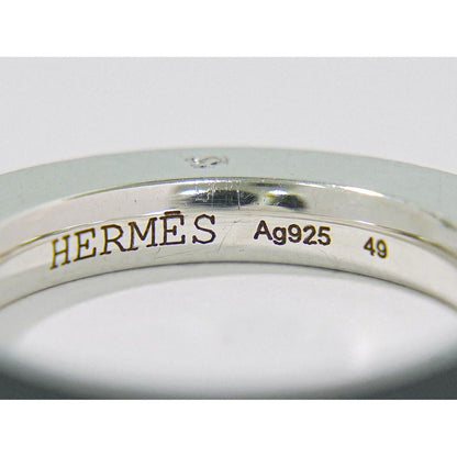 Hermes Series Ring 49 Silver — view 9
