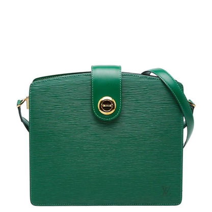 Louis Vuitton Epi Capuchin Crossbody Shoulder Bag Borneo Green Leather