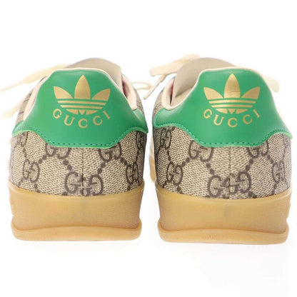 Gucci×adidas Gazelle Beige Tone Core White Ggmonogram Gazelle Sneakers Ie2262