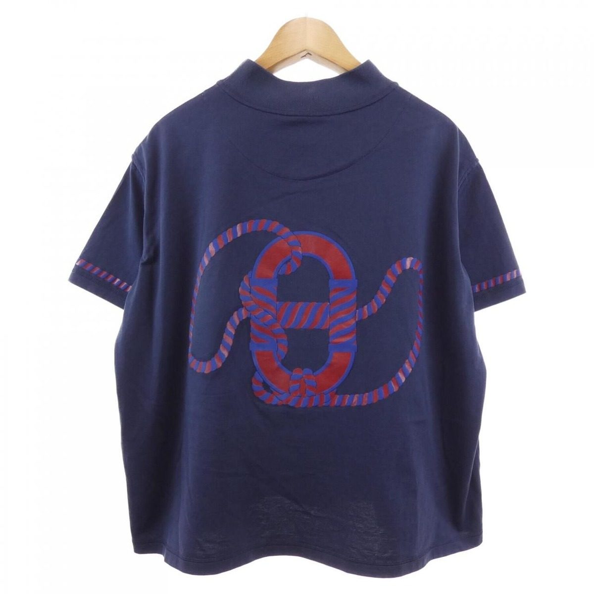 Hermes Cartouche T-Shirt Navy — view 2