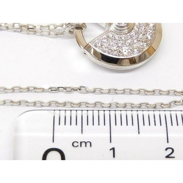 Cartier Amulet Small Necklace Diamond 18K White Gold 114 g — view 4