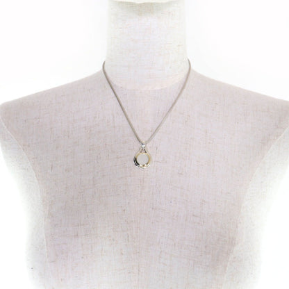 Tiffany & Co Vintage 925 18K Mother of Pearl Combination Necklace — view 3
