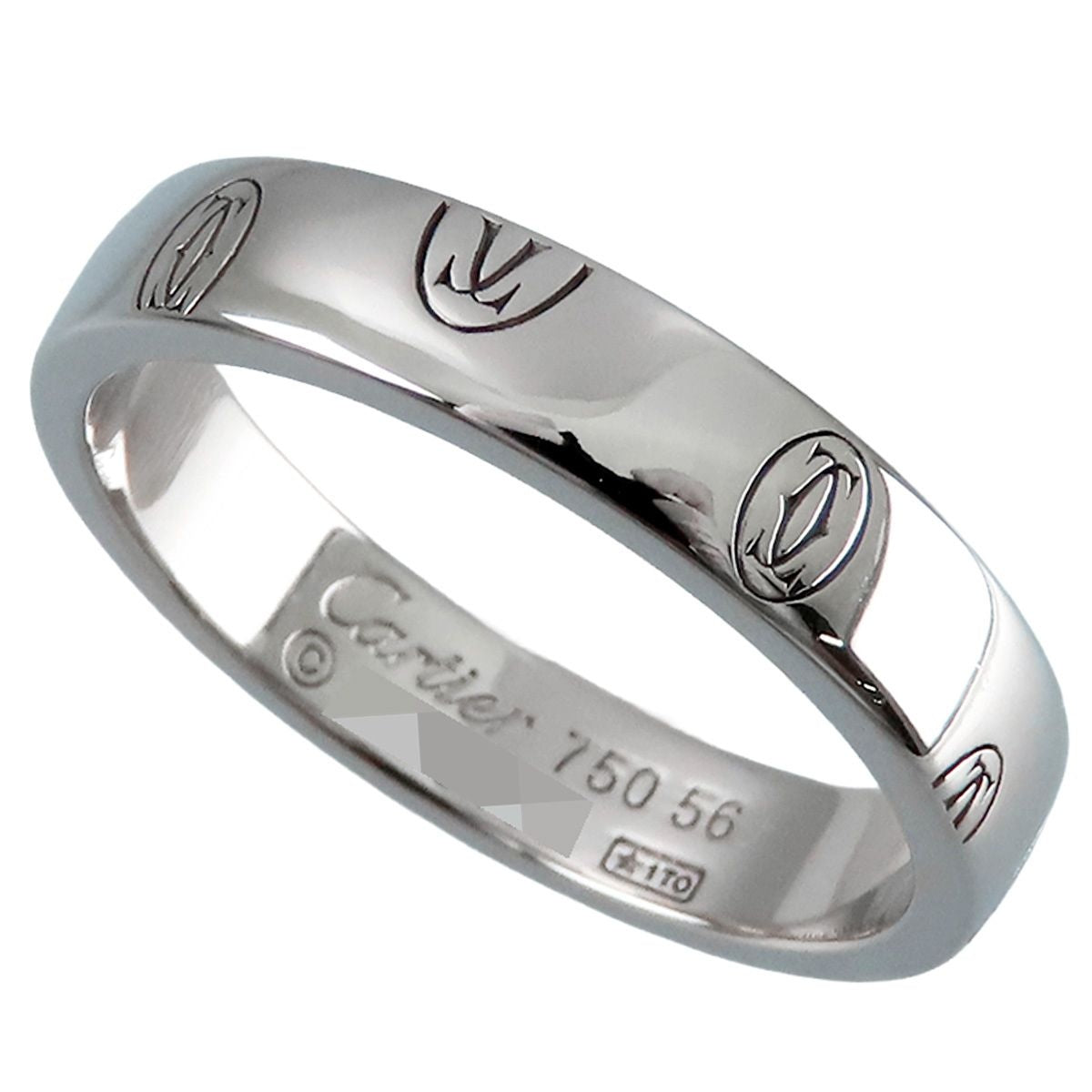 Cartier Happy Birthday Ring White Gold 18k 2C Logo
