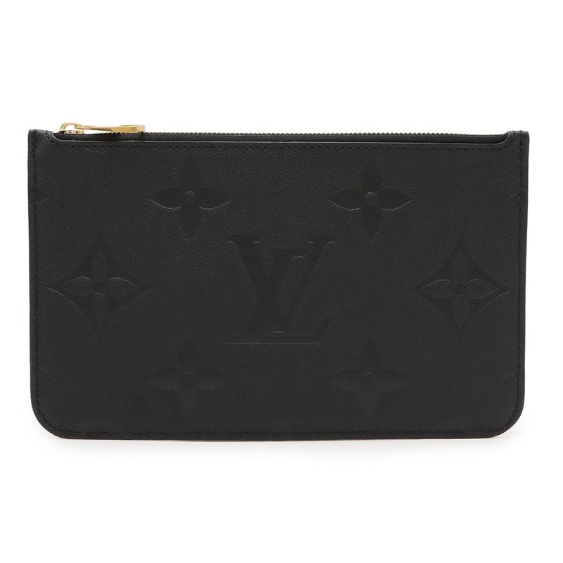 Louis Vuitton Monogram Empreinte Neverfull MM Pouch Only Noir Black