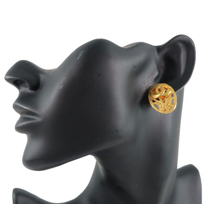 Chanel Oval Vintage Gold Plated 95A Ladies 9.47g Earring