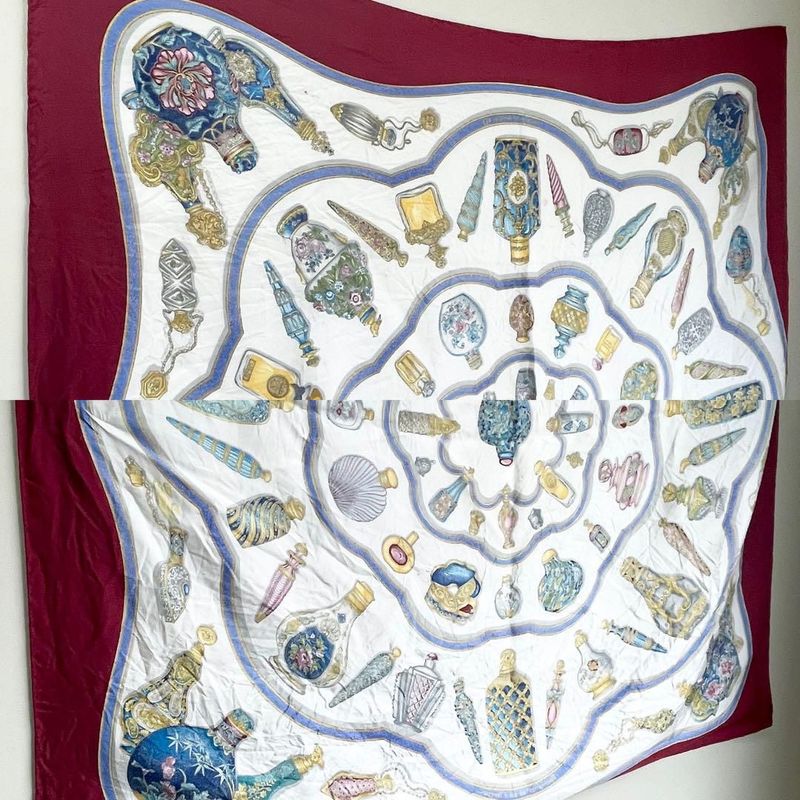 Hermes Carre Importe le Flacon Scarf Silk