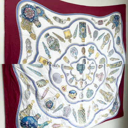 Hermes Carre Importe le Flacon Scarf Silk