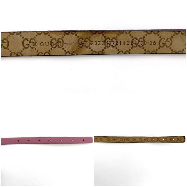 Gucci Waist Belt Pink Interlocking 282247