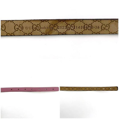 Gucci Waist Belt Pink Interlocking 282247