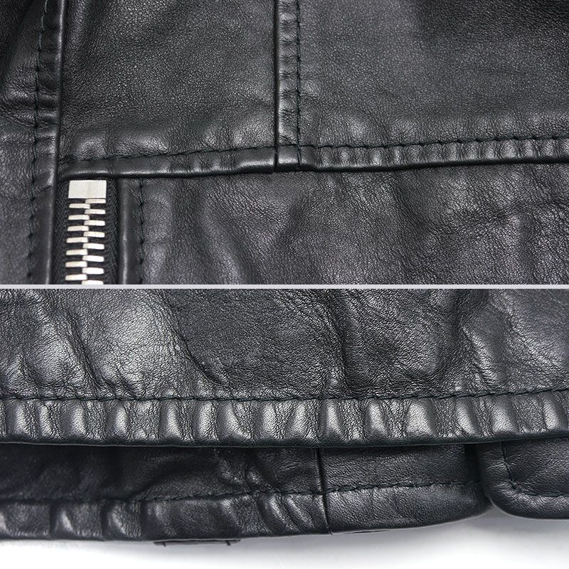 Celine Classic Biker Leather Riders Jacket 2e058297d 46