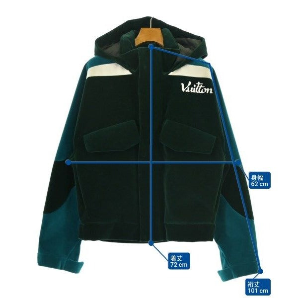 Louis Vuitton Jacket Cotton Green White Blue — view 6