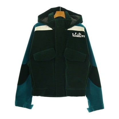 Louis Vuitton Jacket Cotton Green White Blue