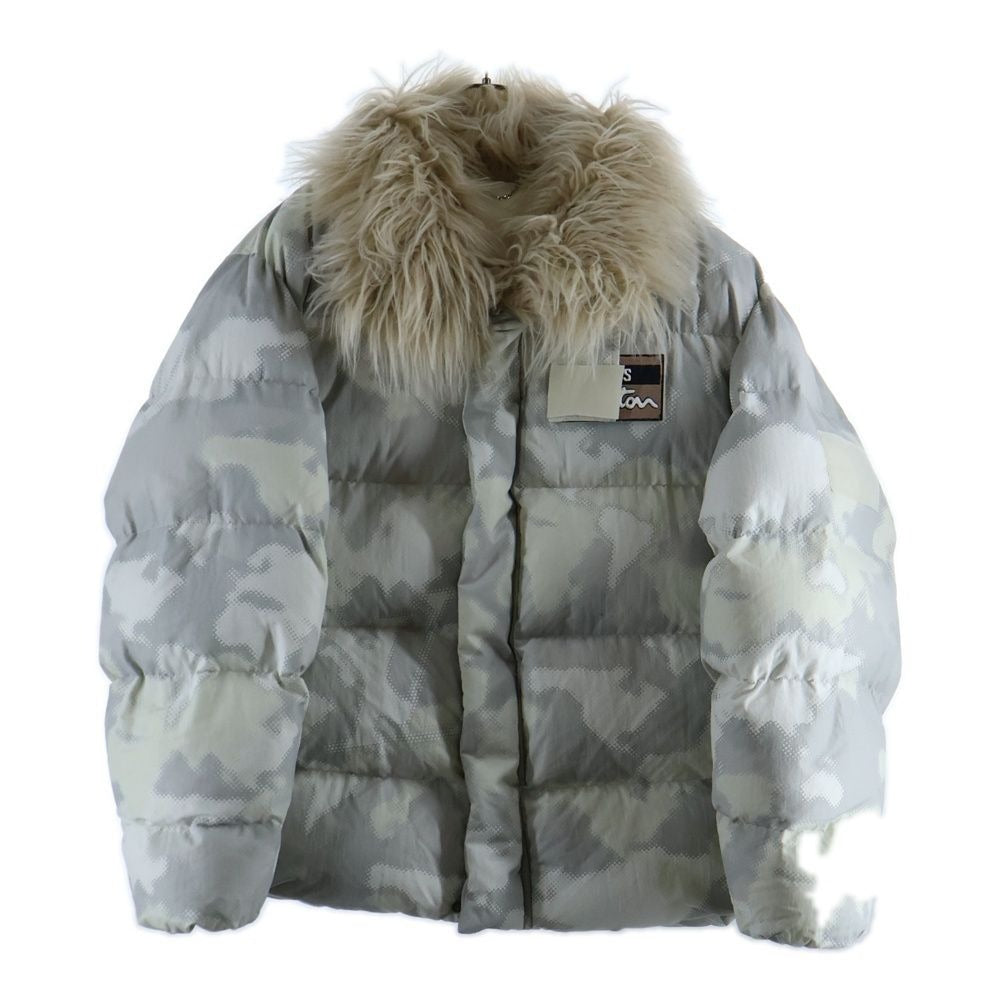 Louis Vuitton 24 SS Faux Fur Camo Down Jacket Rm241 M Ftn Hqb08 E White