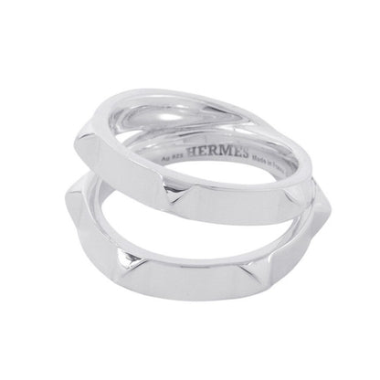 Hermes Ring Cl Do-H Double Silver 55