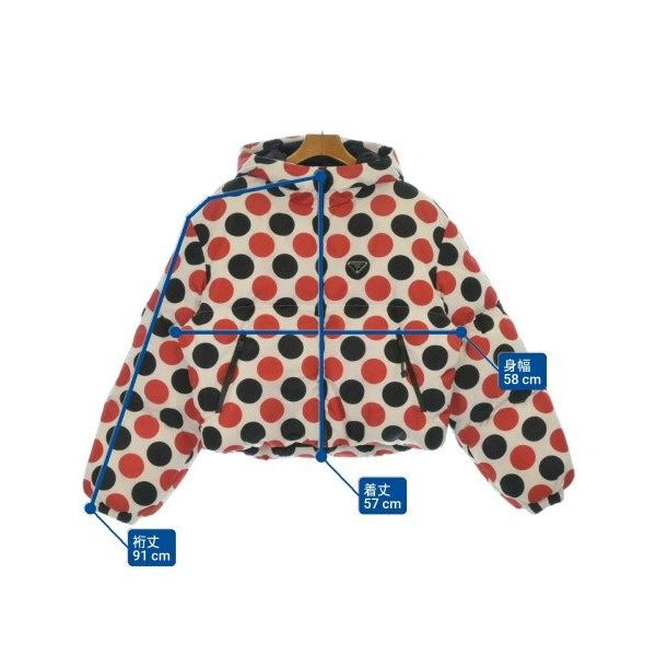 Prada Down Jacket Vest White X Red Black — view 7